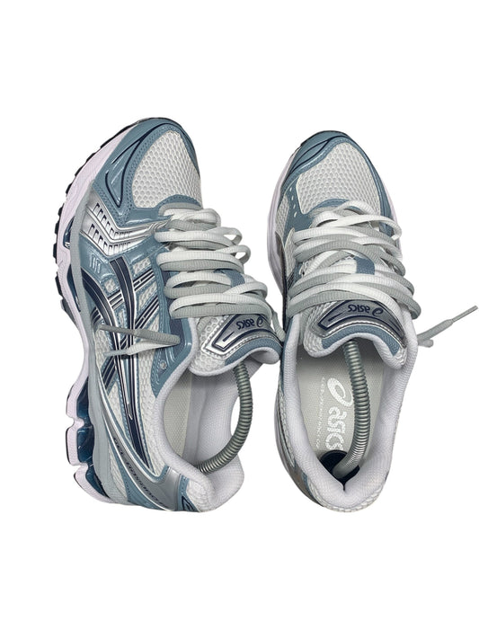 ASICS Kayano Double Laces Grey/Sky Blue