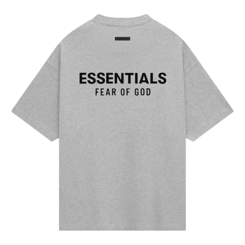 Essentials Stretch T-Shirt Hellgrau