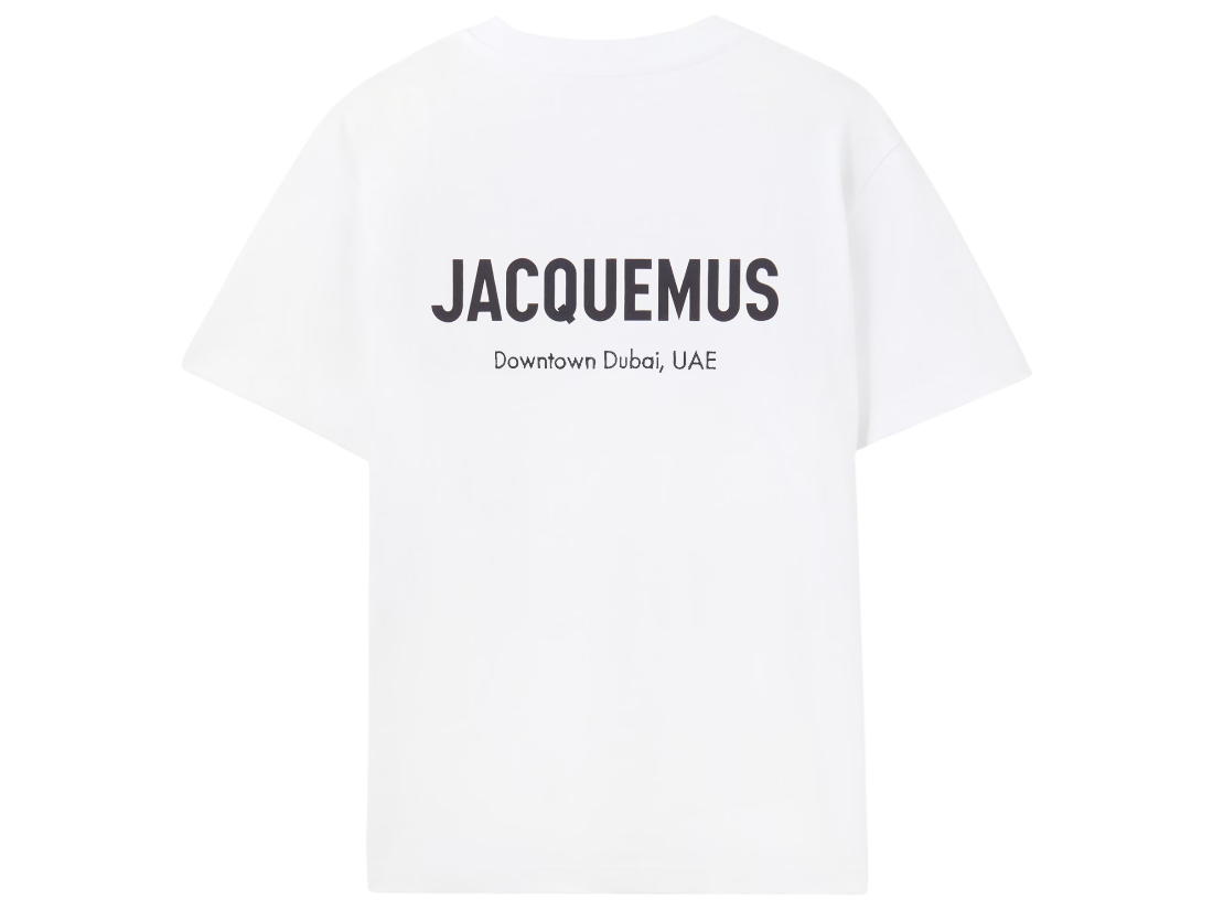 Jacquemus Le T-Shirt L’adresse Dubai – Jacquemus – White
